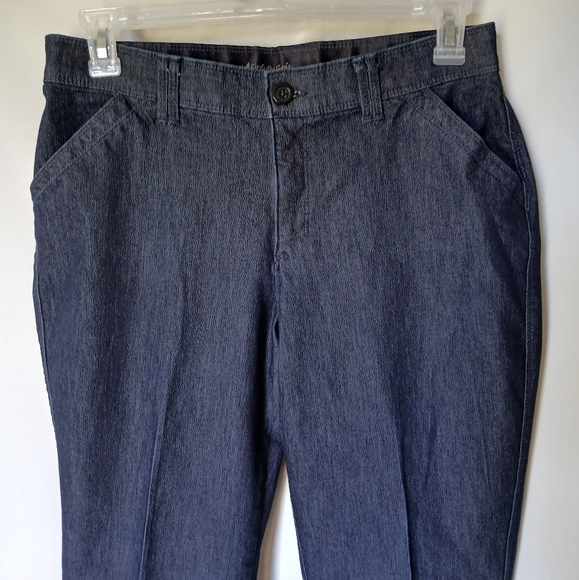 Lee Sinfully Soft Womens Jeans Size M-12 Color Blue Dark Wash - Picture 4 of 13